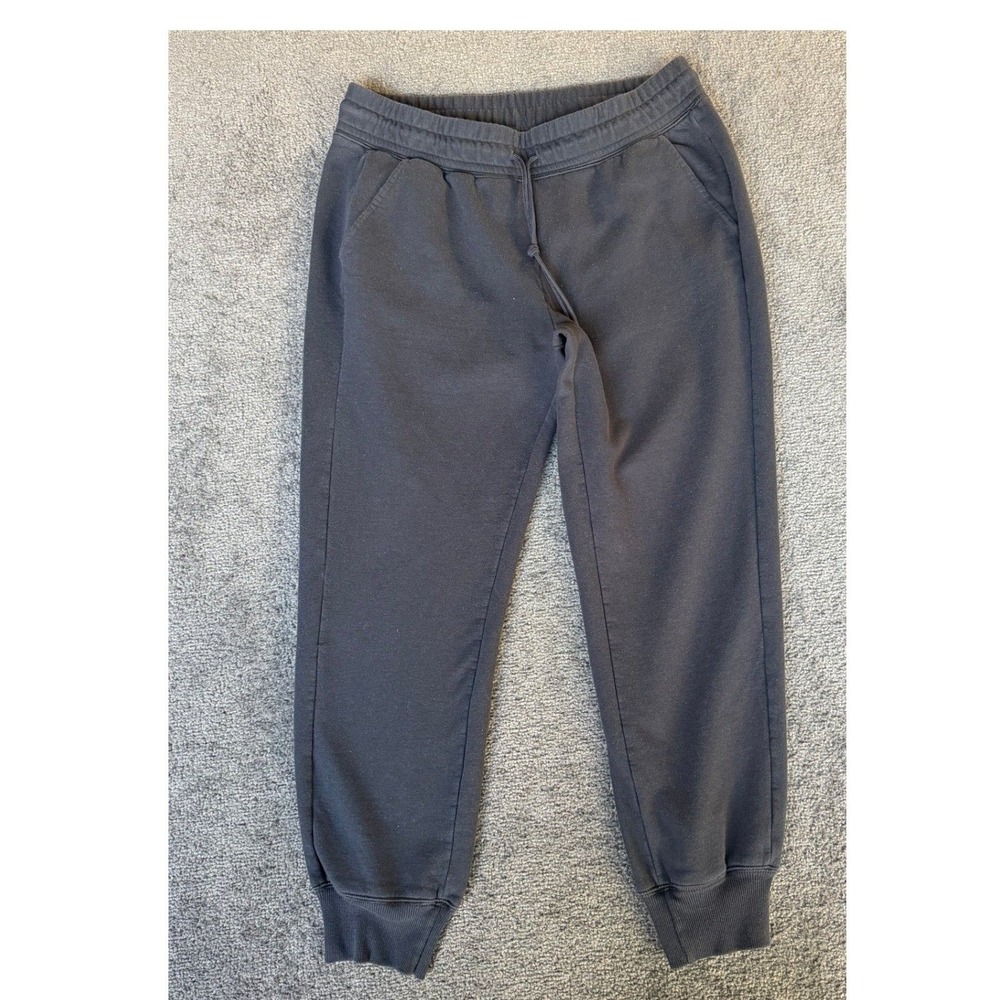 Z by Zella Black Jogger Sweatpants Fleece‎ Lined Relaxed Fit RZ485673MI Womens L